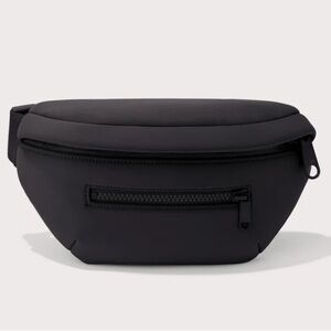 NWOT Dagne Dover Ace Fanny Pack Onyx Black Neoprene Belt Bag Crossbody Unisex